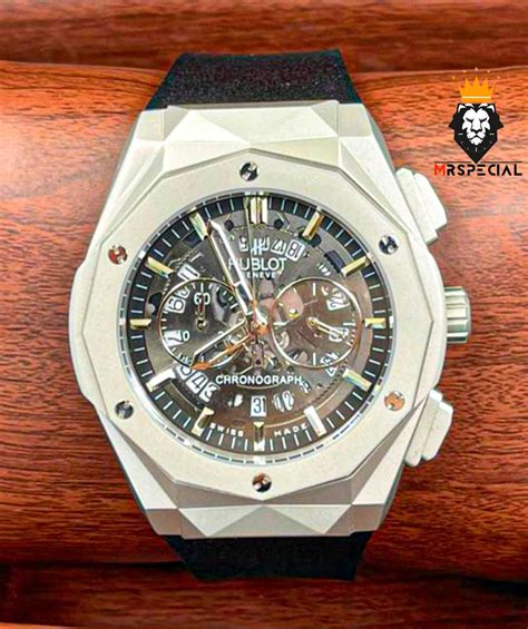 ساعت مچی مردانه مدل بیگ بنگ هابلوت کهکشانی 6633 Hublot big bang